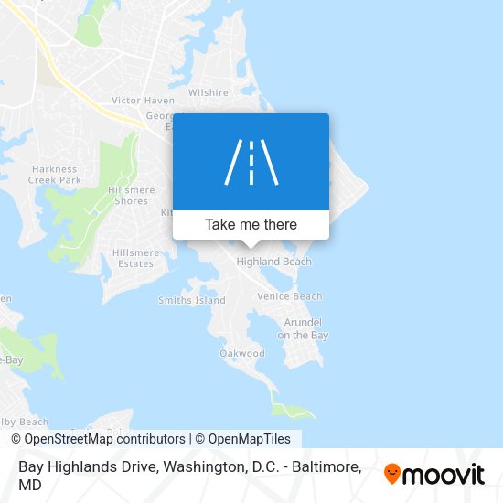 Mapa de Bay Highlands Drive