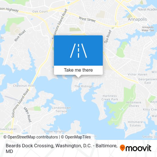 Mapa de Beards Dock Crossing