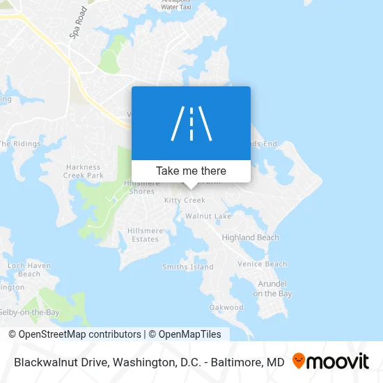 Blackwalnut Drive map