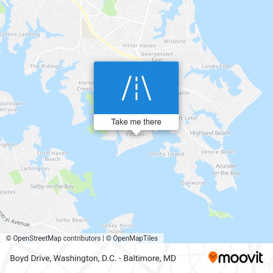 Mapa de Boyd Drive