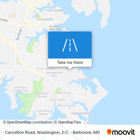 Carrollton Road map