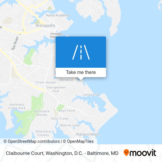Mapa de Claibourne Court
