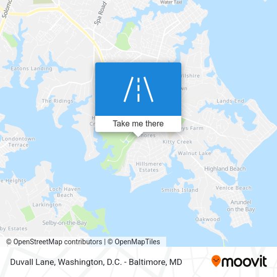 Duvall Lane map