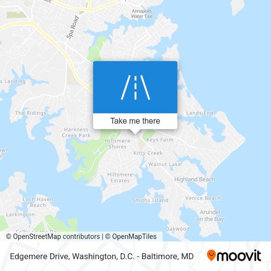 Edgemere Drive map