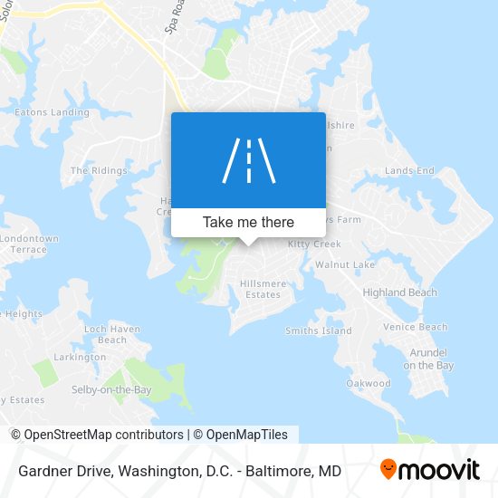 Mapa de Gardner Drive