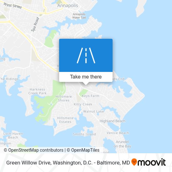 Green Willow Drive map