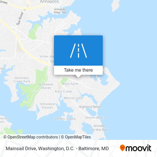 Mainsail Drive map