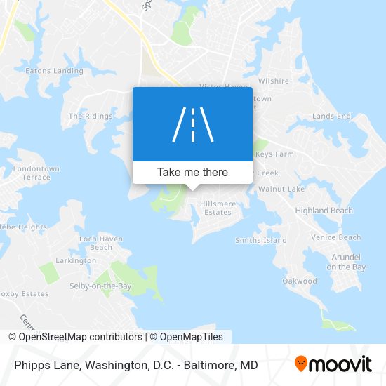 Mapa de Phipps Lane