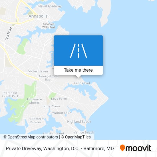 Mapa de Private Driveway