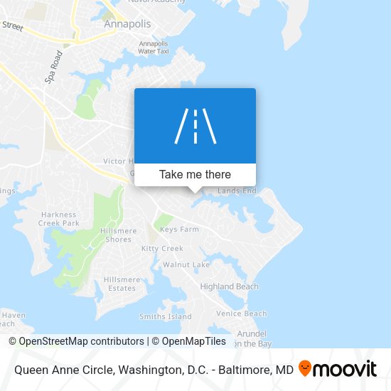Queen Anne Circle map