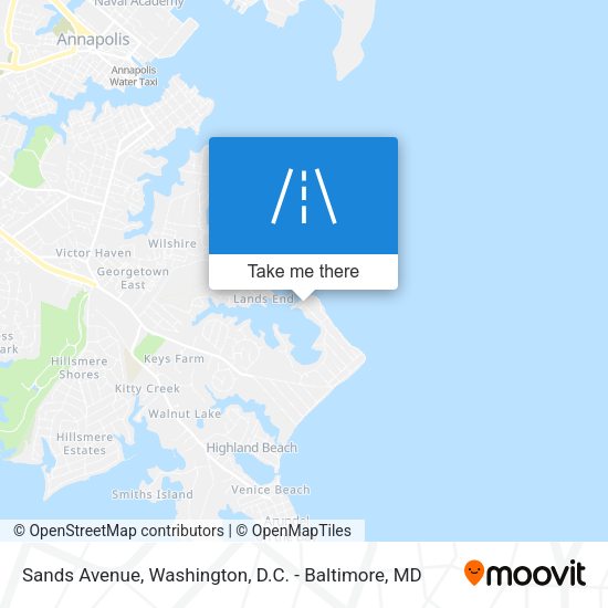 Mapa de Sands Avenue
