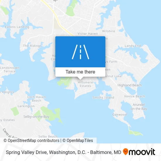 Spring Valley Drive map