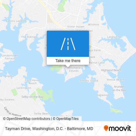 Tayman Drive map