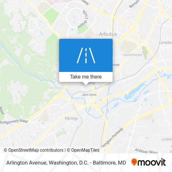 Mapa de Arlington Avenue