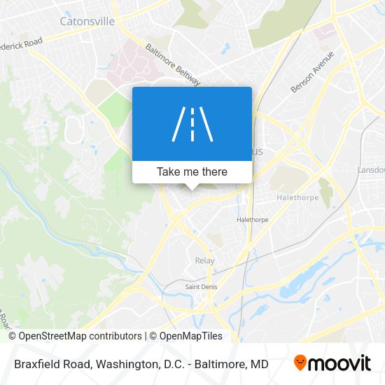 Braxfield Road map