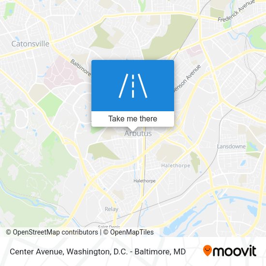Mapa de Center Avenue