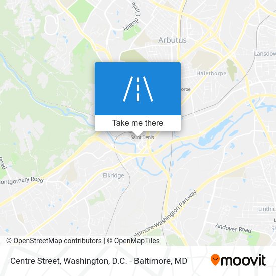 Centre Street map