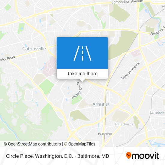 Circle Place map