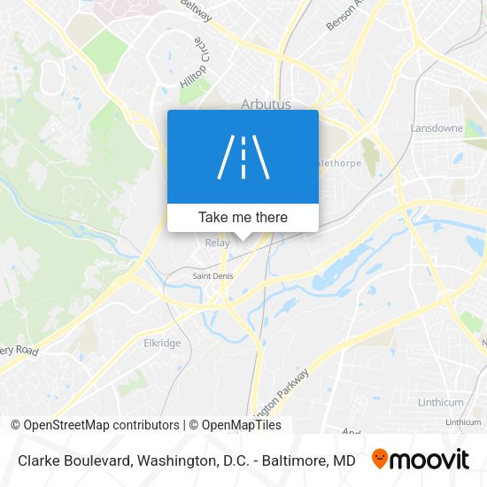 Clarke Boulevard map