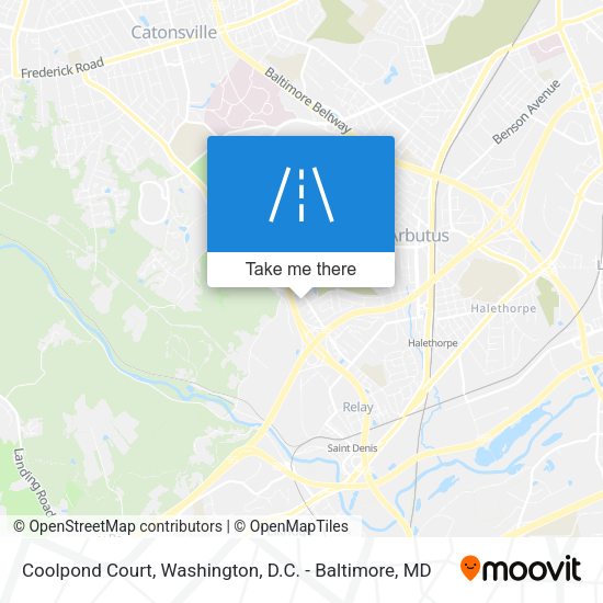 Coolpond Court map