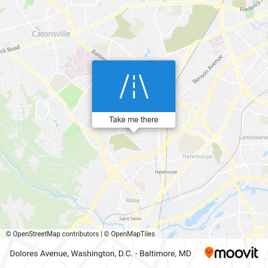 Dolores Avenue map