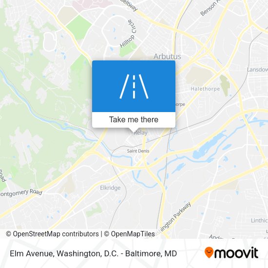 Elm Avenue map