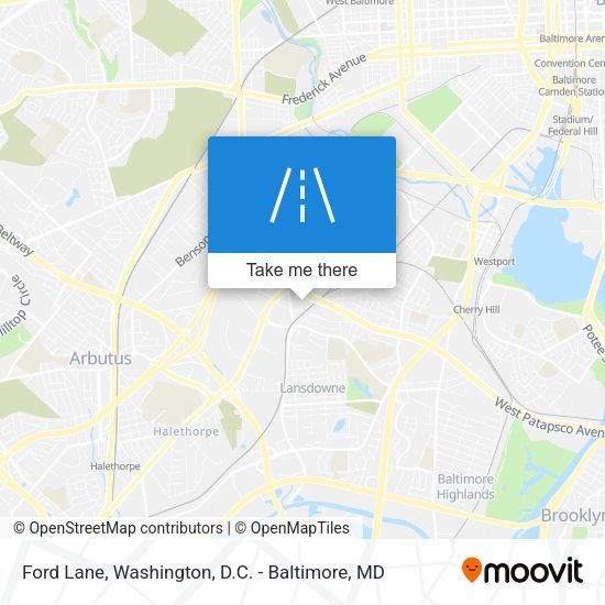 Mapa de Ford Lane