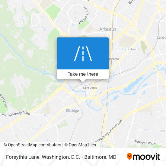 Forsythia Lane map