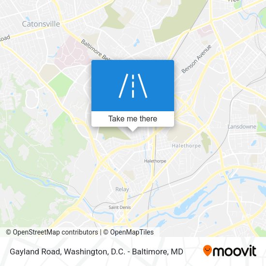 Gayland Road map