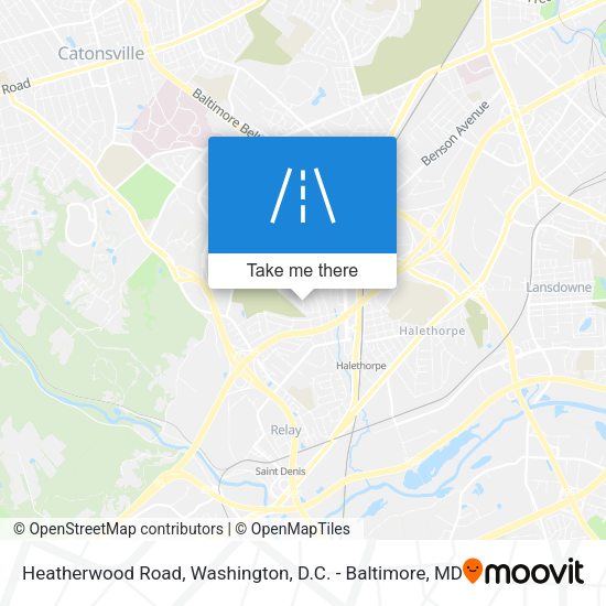 Heatherwood Road map