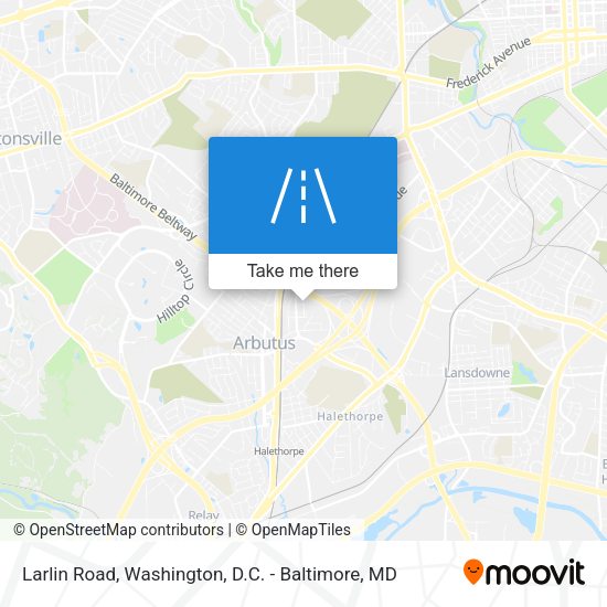 Mapa de Larlin Road