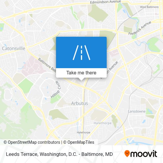 Leeds Terrace map