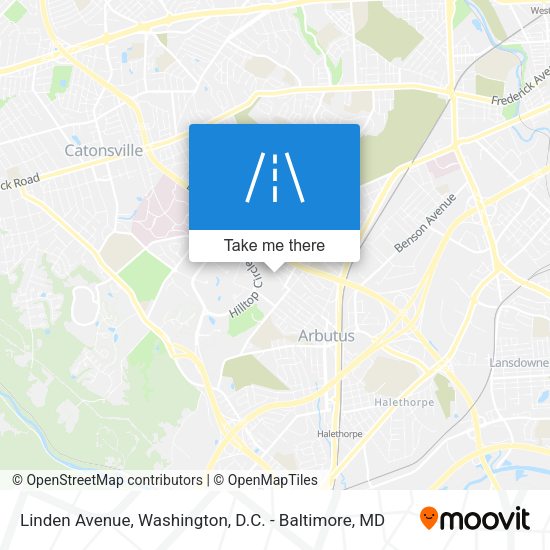 Linden Avenue map