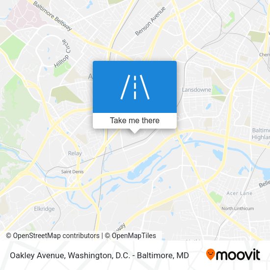 Mapa de Oakley Avenue