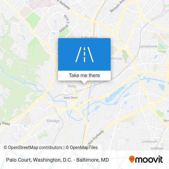 Palo Court map