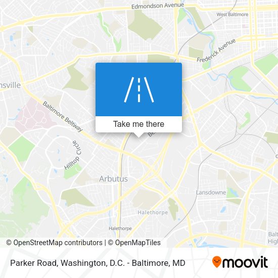 Parker Road map