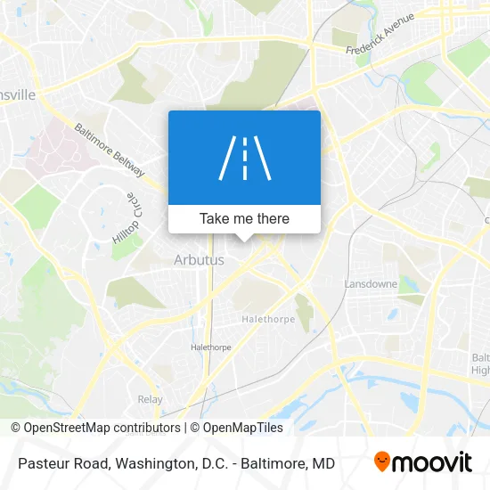 Mapa de Pasteur Road