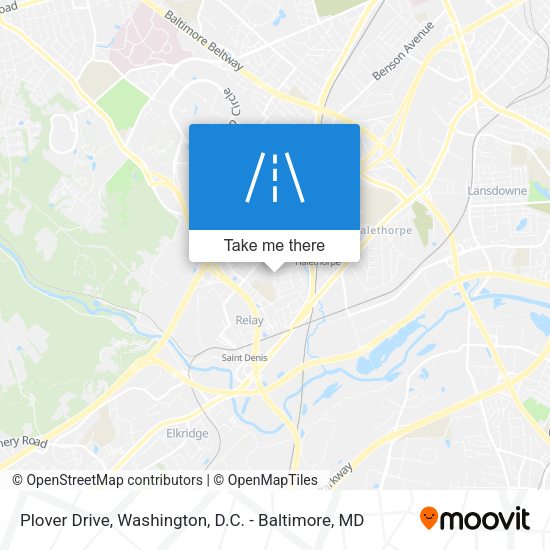 Plover Drive map
