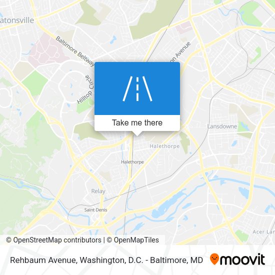 Rehbaum Avenue map