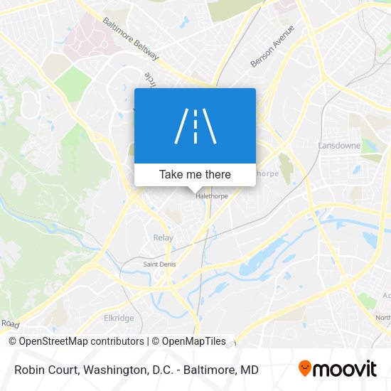 Robin Court map