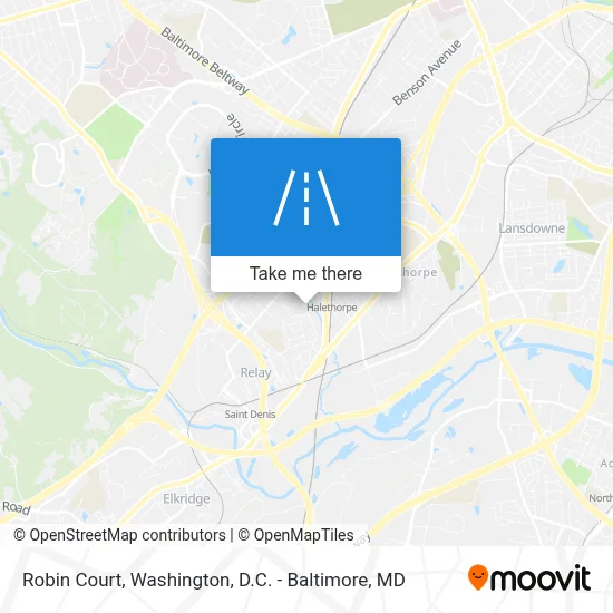 Robin Court map
