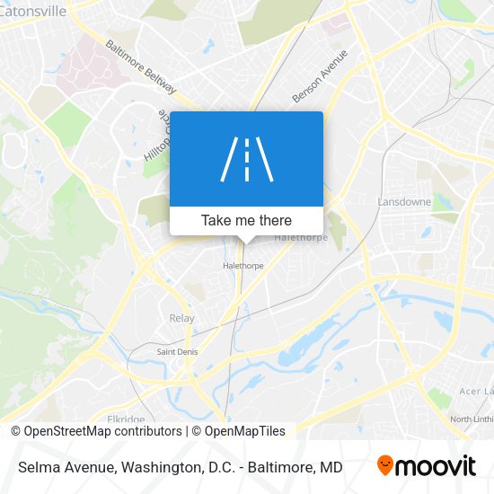 Selma Avenue map