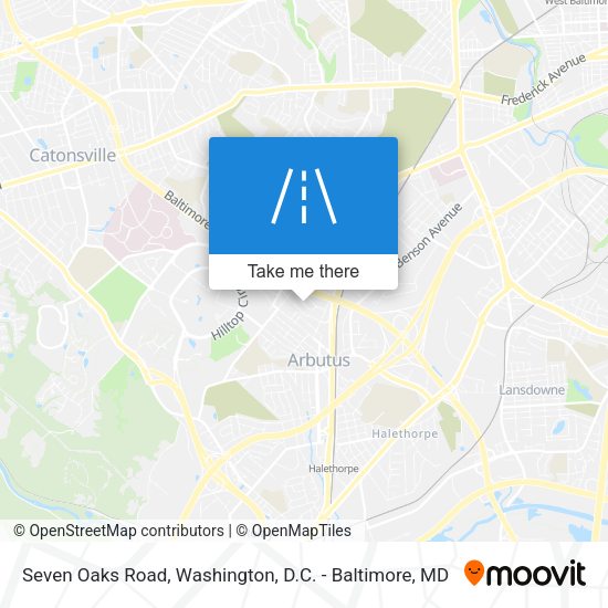 Mapa de Seven Oaks Road