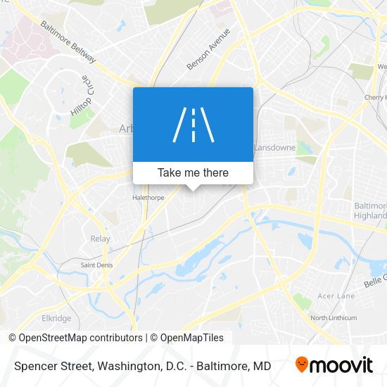 Spencer Street map