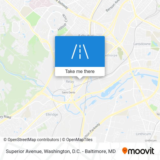 Mapa de Superior Avenue