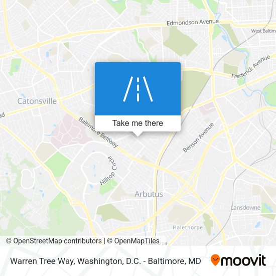 Warren Tree Way map