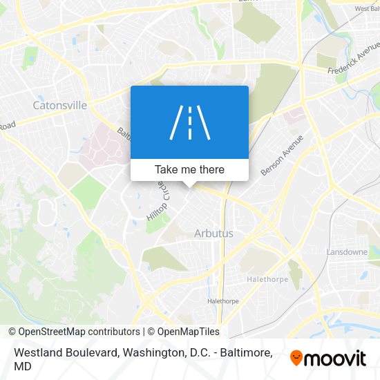 Mapa de Westland Boulevard