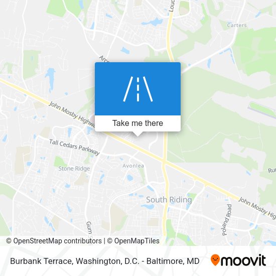 Mapa de Burbank Terrace