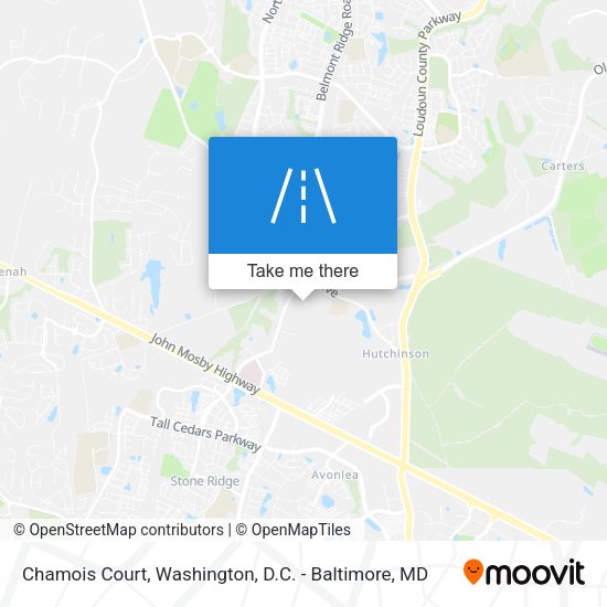 Mapa de Chamois Court