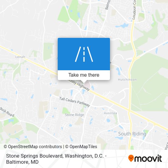 Mapa de Stone Springs Boulevard